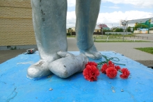 В поселке Элеваторная гора реставрируют памятник Ленину