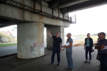 Основные строительные работы на набережной реки Мелекеска будут завершены в августе