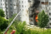 Как тушили пожар в доме 53/28 (фото)