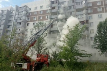 Как тушили пожар в доме 53/28 (фото)