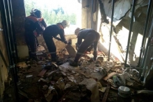 В доме 53/28 ведутся восстановительные работы (фото)