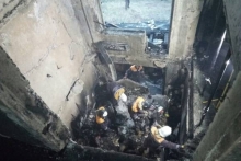 В доме 53/28 ведутся восстановительные работы (фото)