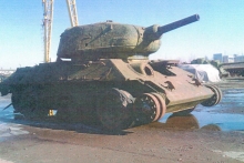 Танк, который установят в парке Победы, защищал блокадный Ленинград