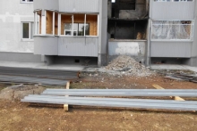 Во втором подъезде дома 53/28 восстановлены лифты и электропроводка (фото)