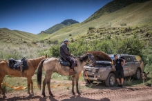 Победителем 9 этапа ралли 'Шелковый путь' стал экипаж Айрата Мардеева