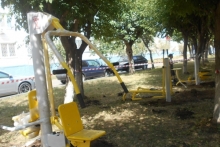 Скульптуру в литературном дворике в пос.ГЭС украсила цитата Максима Горького