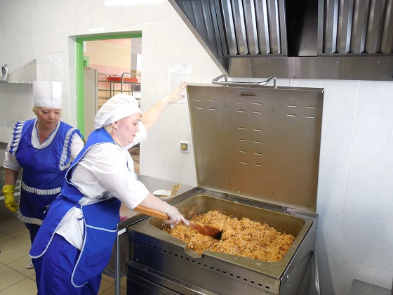 Разогревают в школе