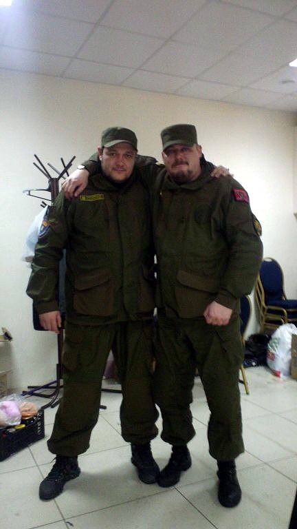 Тарас Гильда и Николай Таран - справа